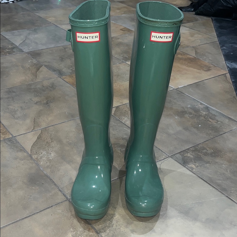 Hunter Classic Forest Green Boots